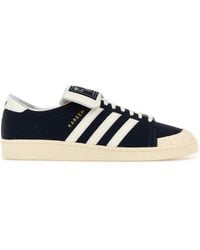 ADIDAS X WILLY CHAVARRIA - Midnight Blue Leather Jabbar Sneakers - Lyst