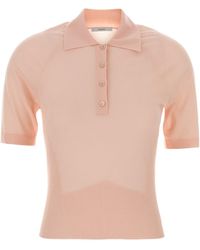 Givenchy - Pink Wool Polo Shirt - Lyst