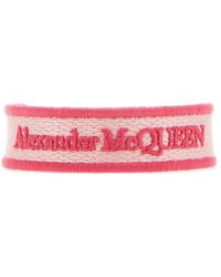 Alexander McQueen - Braccialetto ricamato - Lyst