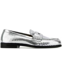 DSquared² - Mocassini Neoclassic in pelle argento - Lyst