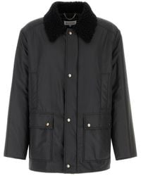 Maison Margiela - Graphite Polyester Padded Jacket - Lyst