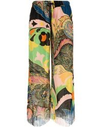 Etro - Pantaloni Maglieria Donna - Lyst