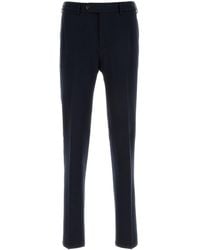 PT Torino - Midnight Blue Stretch Viscose Blend Pant - Lyst