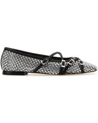 Mach & Mach - Mach&Mach Embellished Fabric Ballerinas - Lyst
