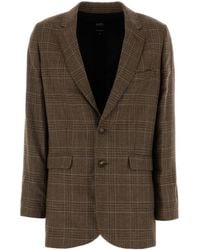 A.P.C. - Embroidered Wool Annie Blazer - Lyst