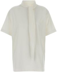 Carven - T-Shirt With Scarf - Lyst