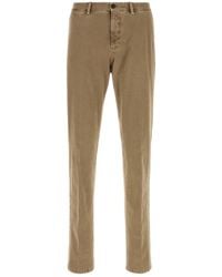 PT Torino - Camel Stretch Cotton Pant - Lyst