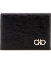 Ferragamo - Salvatore Leather Card Holder - Lyst