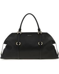 McQueen - Black Leather Farringdon Maxi Handbag - Lyst