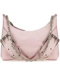 ショルダーバッグ・ポシェット Givenchy Pastel Pink Leather Voyou Boyfriend Party Shoulder Givenchy Voileux Boyfriend Bag Pink in Calfskin - US