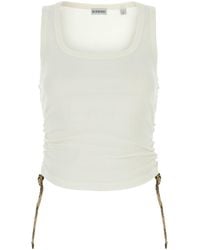 Burberry - Stretch Cotton Tank Top - Lyst