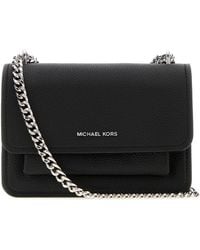 MICHAEL Michael Kors - Black Leather Claire Shoulder Bag - Lyst
