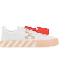 Off-White c/o Virgil Abloh Sneakers low vulcanized in canvas - Bianco