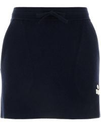 Isabel Marant - Midnight Stretch Cotton Blend Amaline Mini Skirt - Lyst
