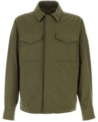 Moncler - Army Green Polyester Blend Raquille Jacket - Lyst