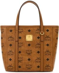 MCM - Printed Canvas Toni Handbag - Lyst