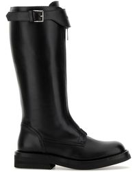 McQueen - Leather Countryside Boots - Lyst
