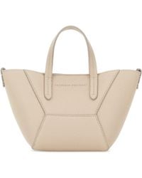 Brunello Cucinelli - Sand Leather Handbag - Lyst