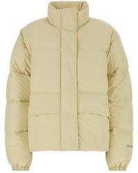 Jil Sander - Cream Polyester Down Jacket - Lyst