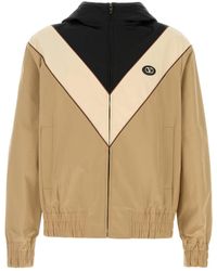 Valentino Garavani - Multicolor Stretch Polyester Bomber Jacket - Lyst