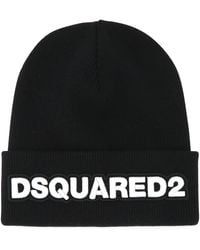 DSquared² - Dsquared Wool Beanie Hat - Lyst