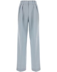 Jil Sander - Pastel Light Wool Palazzo Pant - Lyst