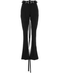 Blumarine - Stretch Polyester Blend Pant - Lyst