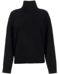 Bottega Veneta - Black Wool Oversize Sweater - Lyst