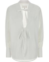 Maison Margiela - White Poplin Shirt - Lyst