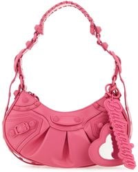Balenciaga - Borsa a spalla Le Cagole XS in pelle fucsia - Lyst