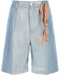 Marni - Denim Bermuda Shorts - Lyst