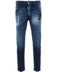 DSquared² - Stretch Denim Skater Jeans - Lyst