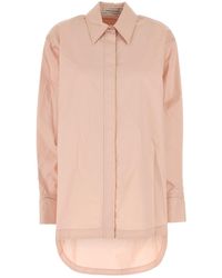 Camilla & Marc - Pastel Pink Poplin Porte Oversize Shirt - Lyst