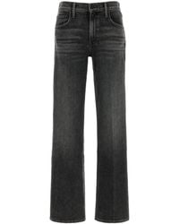 Mother - Black Stretch Denim The Brookie Jeans - Lyst