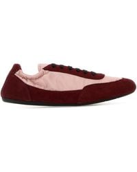 Prada - Sneakers Collapse bicolor in Re-Nylon e pelle scamosciata - Lyst