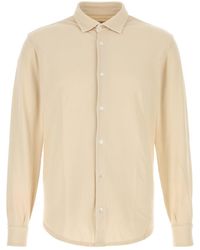 Fedeli - Sand Cotton Shirt - Lyst