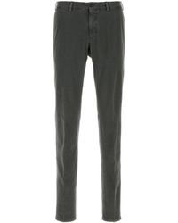 PT Torino - Graphite Stretch Cotton Pant - Lyst