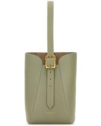 J&m Davidson - Sage Green Leather Quiver Nano Bucket Bag - Lyst