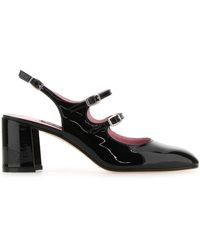 CAREL PARIS - Scarpe con tacco Banana in pelle nera - Lyst