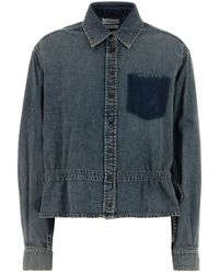 McQueen - Denim Shirt - Lyst
