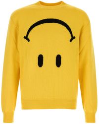 Moschino - Yellow Wool Sweater - Lyst