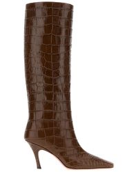AMINA MUADDI - Leather Mona Boots - Lyst