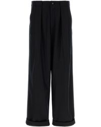 Dolce & Gabbana - Wool Wide-Leg Pant - Lyst