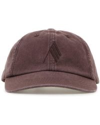 The Attico - Chocolate Cotton Baseball Cap - Lyst