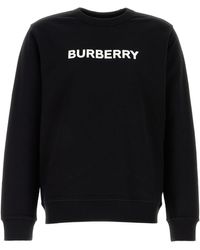 Burberry - Logo Crewneck Sweatshirt - Lyst