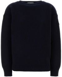 Chloé - Dark Wool Blend Sweater - Lyst