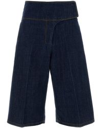 Ami Paris - Denim Bermuda Shorts - Lyst