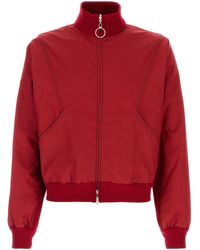 1989 STUDIO - Red Cotton Bomber Jacket - Lyst