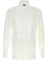 Tom Ford - Camicia in cotone bianco - Lyst