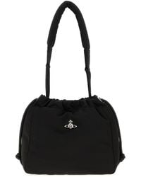 Vivienne Westwood - Black Fabric Hilary Bucket Bag - Lyst